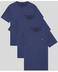 Lyle & Scott - Crew Neck 3-Pack T-Shirt - Lyst