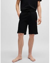 BOSS - Hugo Tonal Logo Loungewear Shorts - Lyst