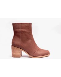TOMS - Evelyn Boots Chestnut - Lyst