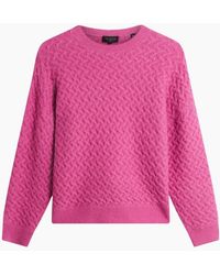 Ted Baker - Morlea Horizontal Cable Relaxed Fit Jumper - Lyst