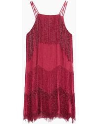Ted Baker - Diveria Mini Dress With Tassels - Lyst