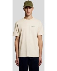 Lyle & Scott - Script Logo Cotton Crew Neck T-Shirt - Lyst