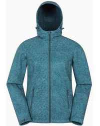 Mountain Warehouse - Ladies Exodus Printed Water Resistant Soft Shell Jacket - Lyst