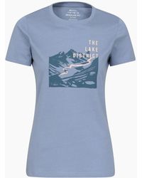 Mountain Warehouse - Printed Cotton Lightweight Regular Short-Sleeved T-Shirt - Lyst