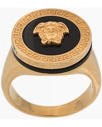 Versace - Circular Medusa Ring - Lyst