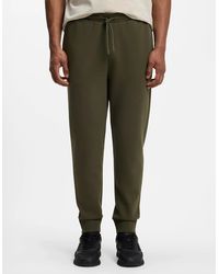 BOSS - Boss Hadiko Stretch-Cotton Track Pants With Puff-Print Logo - Lyst
