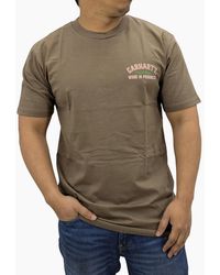 Carhartt - T Shirts Printed Relaxed Fit Short Sleeve Cotton Tee Detroit - Lyst