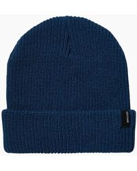 Brixton - Heist Military Dark Denim Beanie Hat - Lyst