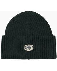 Superdry - Chunky Rib Knitted Beanie - Lyst