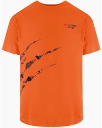 Philipp Plein - Plein Sport Scratch Logo Fluo T-Shirt - Lyst
