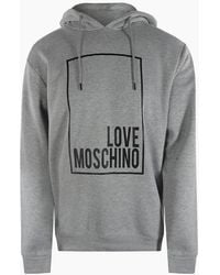 Love Moschino - Box Logo Hoodie - Lyst