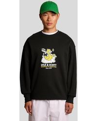 Lyle & Scott - Chest Print Graphic Sweatshirt - Lyst