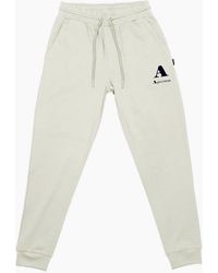 Aquascutum - Solid Patterned Slim Tapered Joggers - Lyst