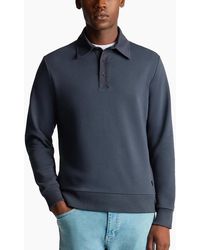 Remus Uomo - Long Sleeve Polo Shirt - Lyst