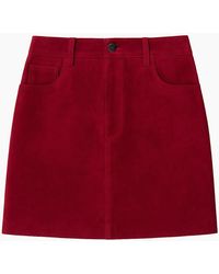 Ro&zo - Petite Suede Mini Skirt - Lyst