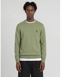 Lyle & Scott - Cotton Merino Crew Neck Jumper - Lyst