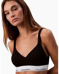 Calvin Klein - Icon Cotton Modal Lift Bralette - Lyst