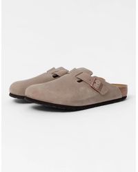 Birkenstock Boston - Oiled Nubuck Leather Clogs - Lyst