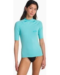 Billabong - Tropical Surf Short Sleeve Rash Vest - Lyst