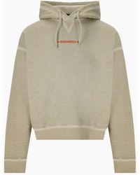 DSquared² - Cipro Fit Small Logo Mastic Hoodie - Lyst