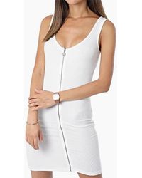 Brave Soul - Dress Sleeveless Tops Party Club Sexy Bodycon Midi Tank Dress - Lyst