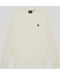 Lyle & Scott - Brushed Crew Neck Jumper - Lyst