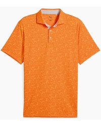 PUMA - Mattr Peach Stand Polo Shirt - Lyst