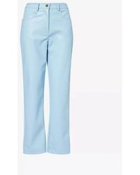 Amy Lynn - Solid Patterned Straight Fit Five Pocket Pants - Lyst