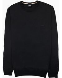 BOSS - Botto-L Embroidered Logo With Responsible Wool Sweater 001 - Lyst