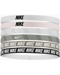 Nike - Classic Printed Flexible Hairband (Pack Of 6) - Lyst