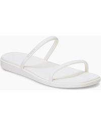 Crocs™ - Miami Two Strap Eva Chalk Sandals - Lyst