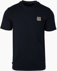 Aquascutum - Club Check Patch T-Shirt - Lyst