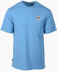 Aquascutum - Club Check Badge T-Shirt Avio - Lyst