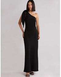 Ro&zo - Charlotte Crepe One Shoulder Maxi Dress - Lyst