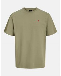 Jack & Jones - Embroidered Crew Neck Short Sleeve Jersey T-Shirt - Lyst