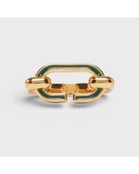 CASABLANCA - Enamel "C" Link Ring - Lyst