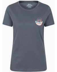 Mountain Warehouse - Ladies Oban Chest Print Relaxed Fit T-Shirt - Lyst