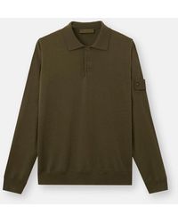 Stone Island - Ghost 5100076 Knitted Polo - Lyst