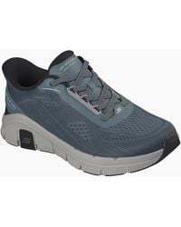 Skechers - Relaxed Fit Flex Zayder Textile Slate Mesh/Synthetic Trainers - Lyst