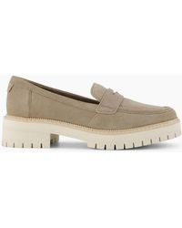 TOMS - Cara Leather Dune Loafers - Lyst