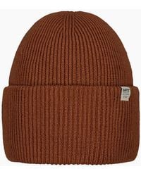 Barts - Haveno High Cuffed Ribbed Knit Stretchy Beanie Hat - Lyst