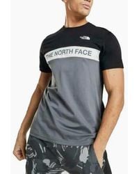 The North Face - North Face T Shirts Crew Neck Block Grid Casual Regular Fit Soft Cotton Tee - Lyst