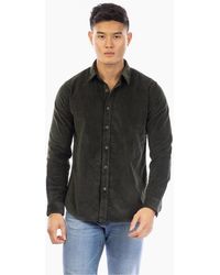 Peter Werth - Daker Collared Long Sleeve Shirt - Lyst