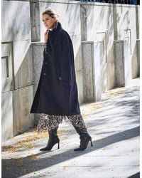 Live Unlimited London - Wool Blend Tailored Coat - Lyst