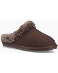 Hush Puppies - Amara Suede Chocolate Slippers - Lyst