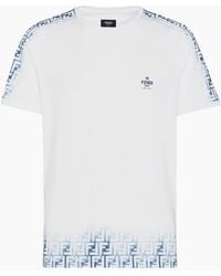 Fendi - Ff Monogram Faded Print Avio T-Shirt - Lyst
