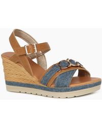 Lotus - Solena Wedge Heel Sandals - Lyst