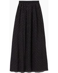 Ro&zo - Foil Maxi Skirt - Lyst