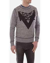 DIESEL - S Real Felpa Sweatshirts Pull On Casual Crew Neck Long Sleeve Jumper - Lyst
