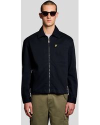 Lyle & Scott - Lightweight Enzyme Wash Overshirt - Lyst